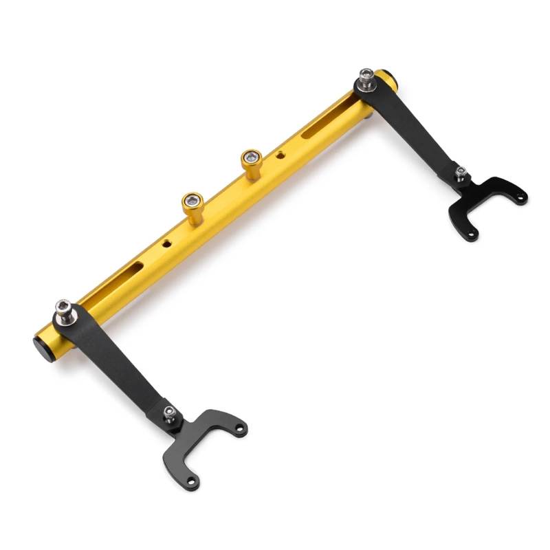 Motorrad Telefonhalter Für C650GT C 650 Sport Motorrad Griff Bar Kreuz Bar Balance Bar GPS Navigation Lenker Halterung Verlängerung Kompatibel Handyhalterung(Gold) von AVFORA