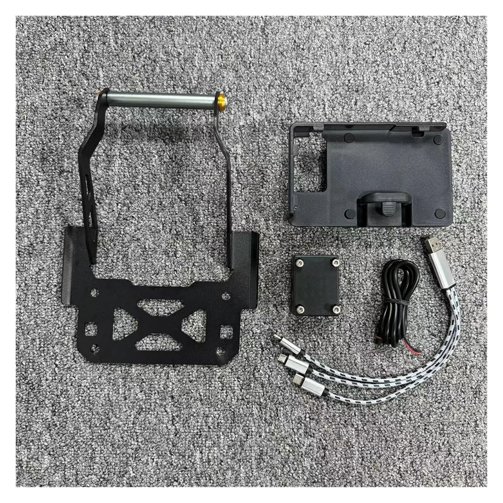 Motorrad Telefonhalter Navigationshalterung Halterungen GPS Motorradzubehör Für F850GS Für ADV 2019 2020 2021 2022 2023 Handyhalterung(12MM Set) von AVFORA