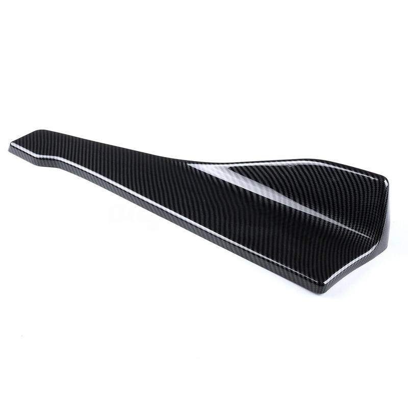 Seitenschweller 2 Stück 48 cm Carbon Fiber ABS Heckstoßstangenschutz Diffusor Lip Splitter Schürze Spoiler Seitenschweller Universal Autozubehör Seitenrock Flügel Diffusor von AVFORA