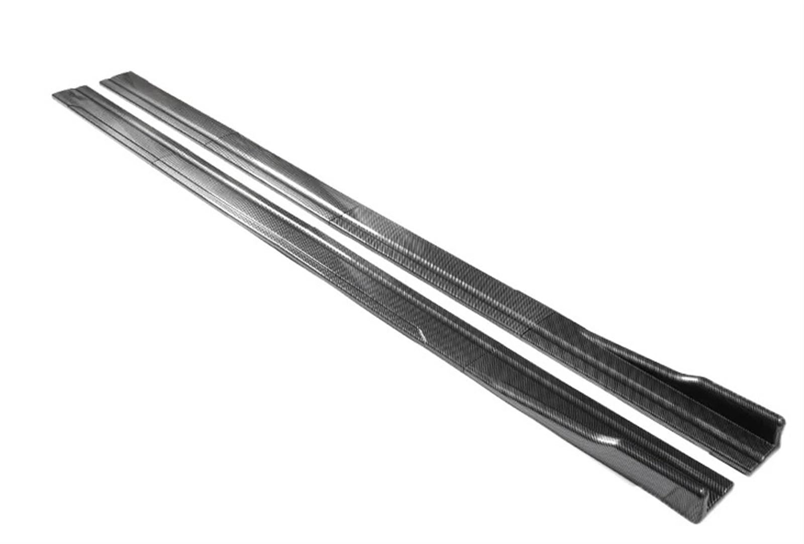 Seitenschweller Auto Seite Rock Einstellbare Stoßstange Carbon Faser Modifiedextension Rocker Platte Lip Für Kia Seitenrock Flügel Diffusor(2.2M,C) von AVFORA