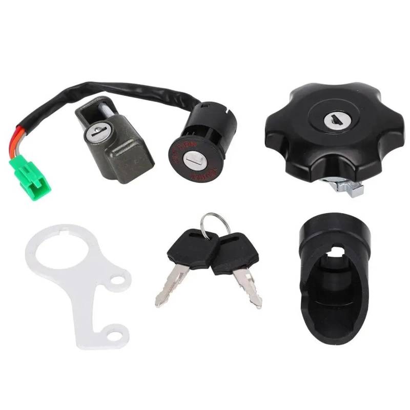 Zündungen Für Suzuki Für DRZ400SM DRZ 400SM 2005-2019 Motorrad Zündschlüssel Tankdeckel Helm Lock Set Motorrad Zündungen von AVFORA