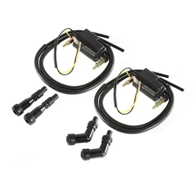 Zündungen Für Suzuki GS550 GS750 GS850 GS1000 2 Dual Output + 4 Ohm Spulen Mit Steckerkappen #33410-45012 Zündspulensatz Motorrad Zündungen von AVFORA