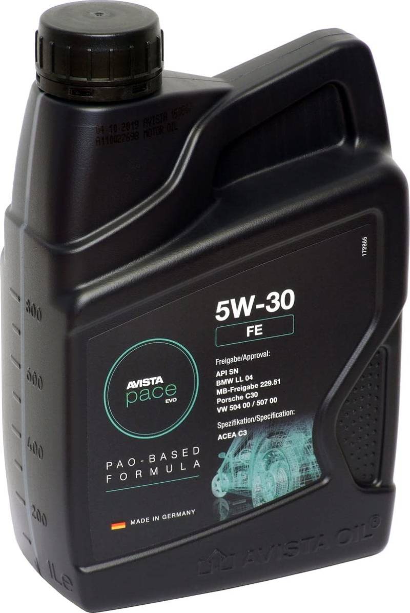 AVISTA pace EVO FE 5W-30 1 Liter von AVISTA