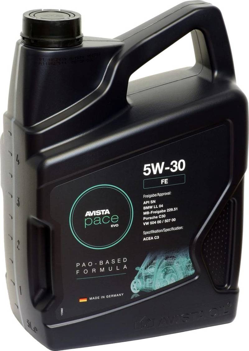 AVISTA pace EVO FE 5W-30 5 Liter von AVISTA