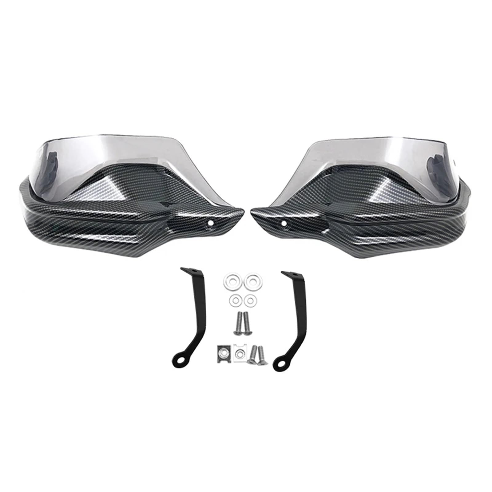 Handprotektoren Motorrad Für MT03 Für MT25 Für MT-03 Für MT-25 2015-2024 Motorrad-Lenkerhandprotektoren Schild Handschutzschutz Motorrad Handschützer(Carbon Grey Set) von AVLIK