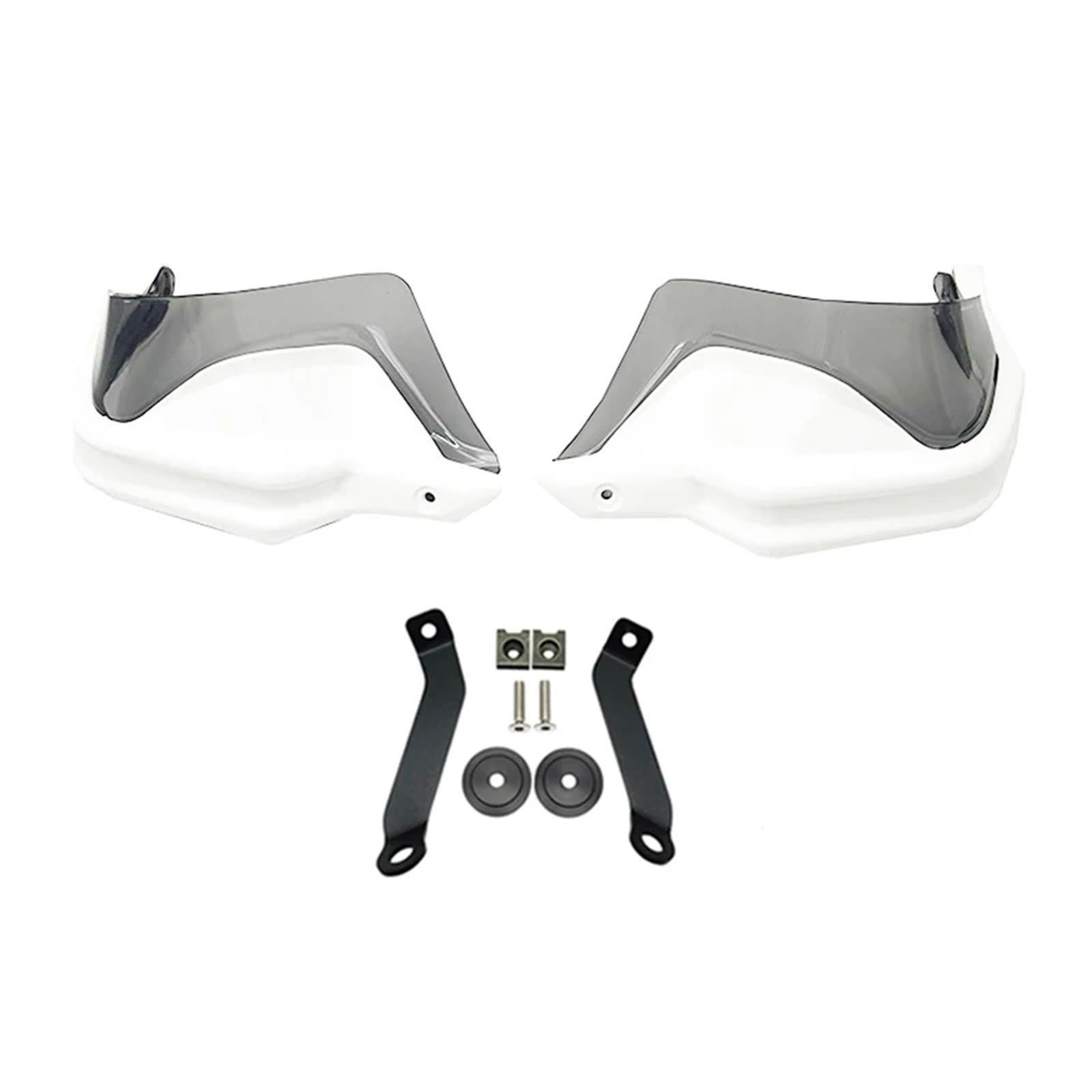 Handprotektoren Motorrad Für NC750D Für Integra750 Für Integra 750 S Motorrad Handprotektoren Schild Wachen Windschutzscheibe Hand Wind Schutz Motorrad Handschützer(White Grey Set) von AVLIK