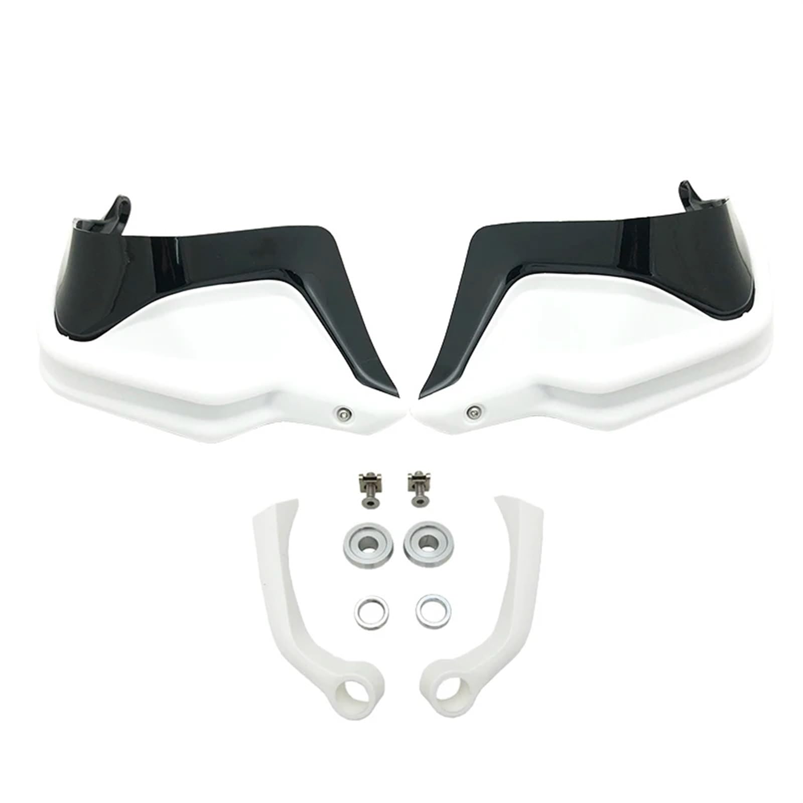 Handprotektoren Motorrad Für R1200GS Für ADV LC Für R1250GS Für ADV Für F 800 GS Für S1000XR Handschutz Handschutz Schutz Windschutzscheibe Motorrad Handschützer(White Black) von AVLIK