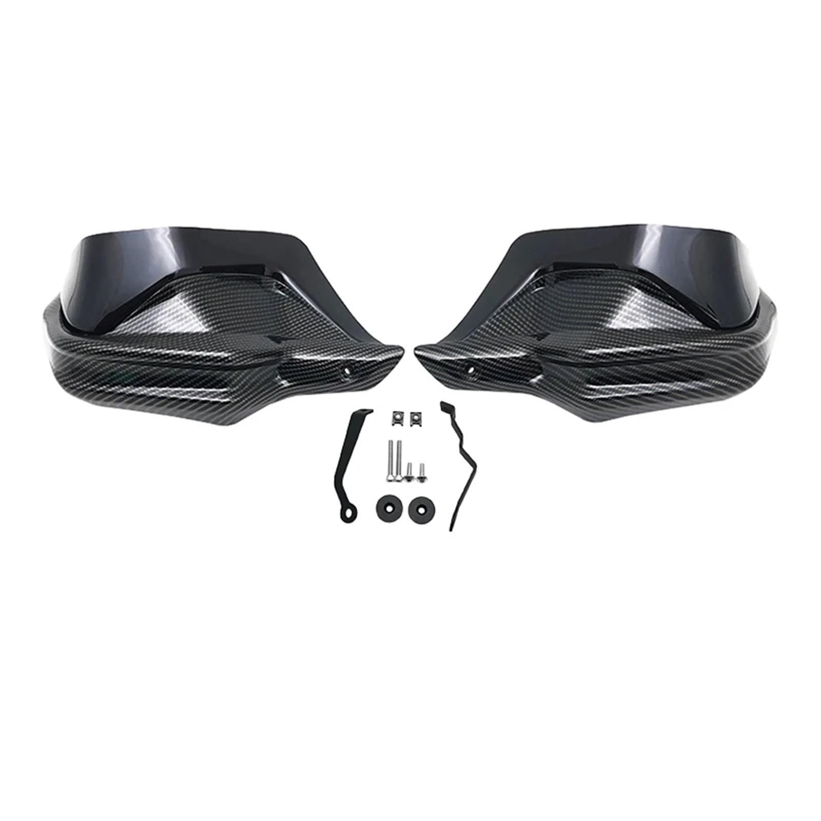 Handprotektoren Motorrad Für Voge Für Valico 525 Für DS525X Für DSX525 2023 2024 Motorrad Handschutz Handschutz Windschutz Handschützer Cove Motorrad Handschützer(Carbon Black Set) von AVLIK