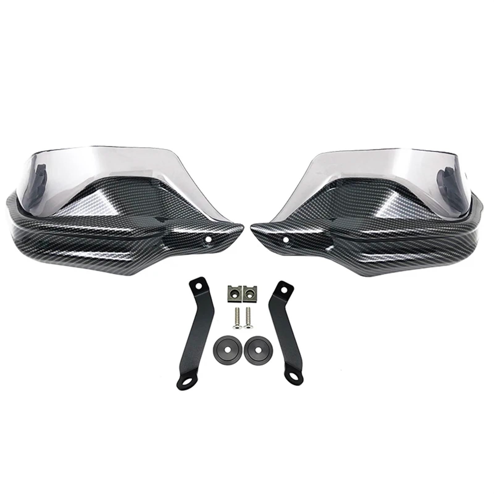 Handprotektoren Motorrad Für X-ADV 750 Für XADV750 2017 2018 2019 2020 2021 2022 2023 Handprotektoren Schild Wachen Windschutzscheibe Hand Wind Schutz Motorrad Handschützer(Carbon Grey Set) von AVLIK