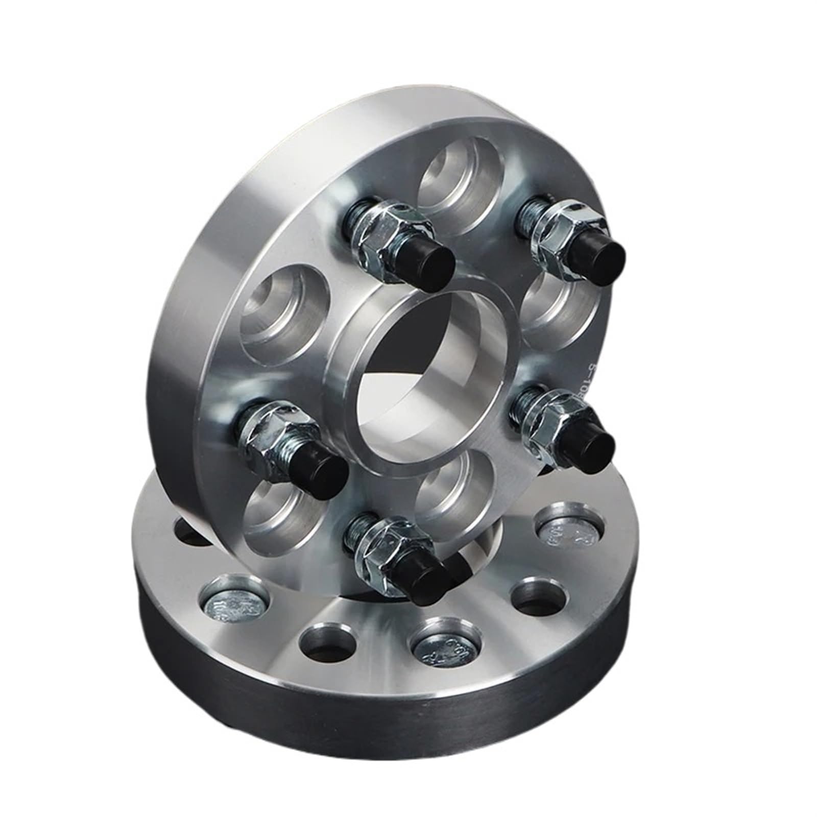 Spurverbreiterung 2 Stück 25/30/35/40mm PCD 5x 120,65 CB 70,3 Mm Rad Spacer Adapter Für 5 Lug Universal Auto Serie Spurverbreiterungen(2 Silver 40mm) von AVLIK