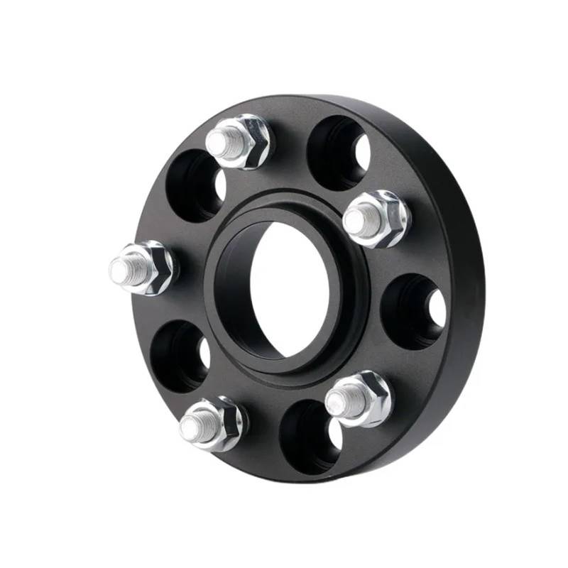 Spurverbreiterung Für Ford Für Focus Für C-MAX Für Taurus M12x1.5 1 Stück Spurverbreiterung Adapter PCD 5x108 CB 63.4 Spurverbreiterungen(Black 25mm) von AVLIK