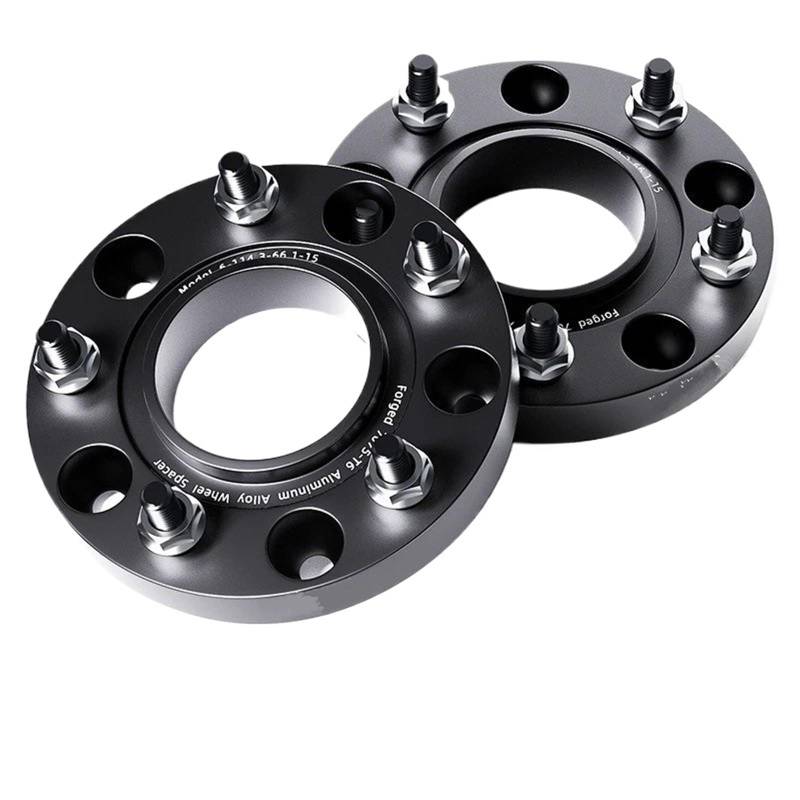 Spurverbreiterung Für Ford Für Mustang Flansch Platte T6-7075 Spurverbreiterungen Aluminium Hub Verbreitert Adapter 2/4 Stück 5x114,3 70,5 M14X1,5 1/2" Spurverbreiterungen(2pcs 25mm M14X1.5) von AVLIK