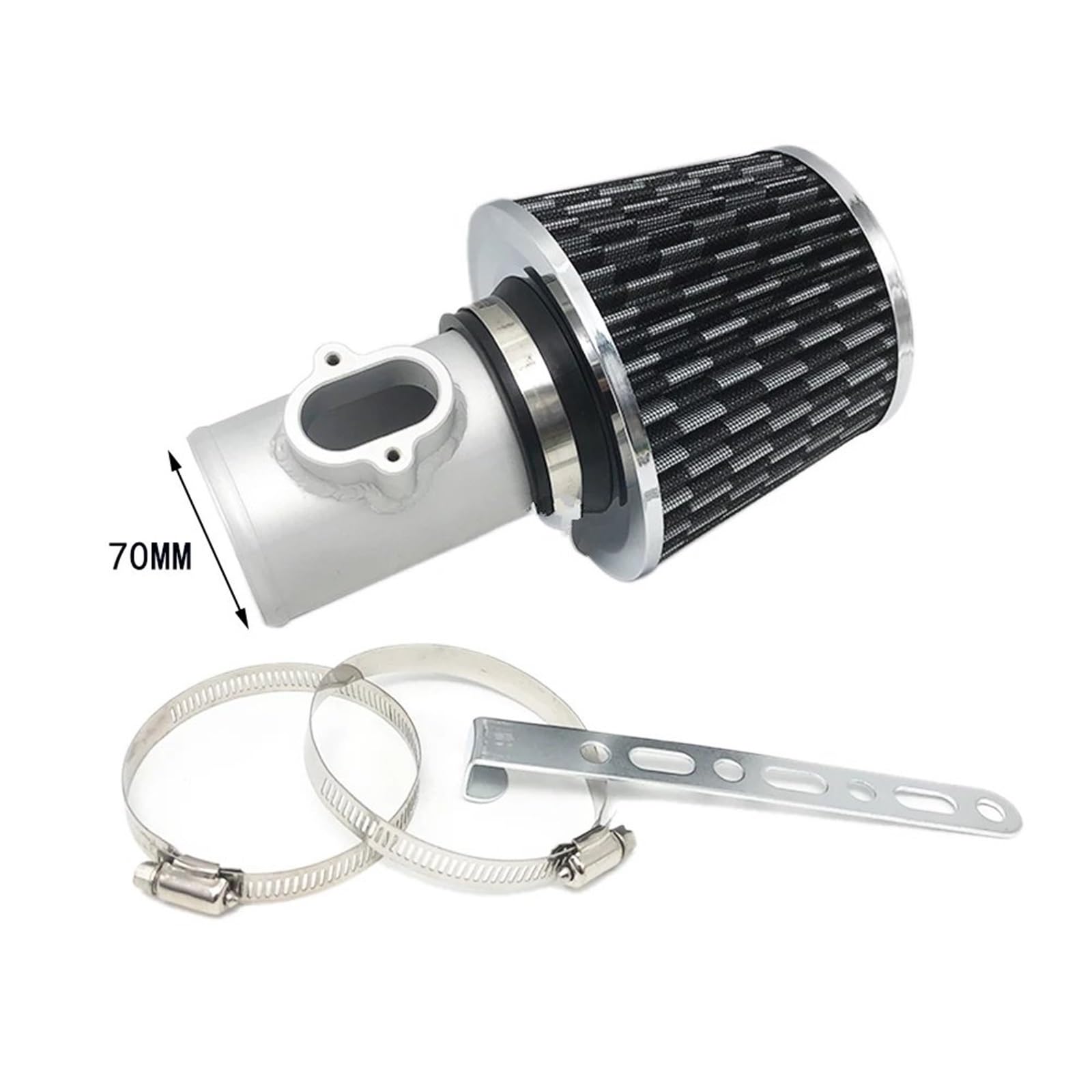 Auto-Luftansaugrohr Für Chevrolet Für Aveo Für Cruze Für Orlando Auto Cold Air Intake System Kit Aluminium Ansaugrohr Mit Filter Auto-Luftansaugschlauch(70MM) von AVNVNCNO