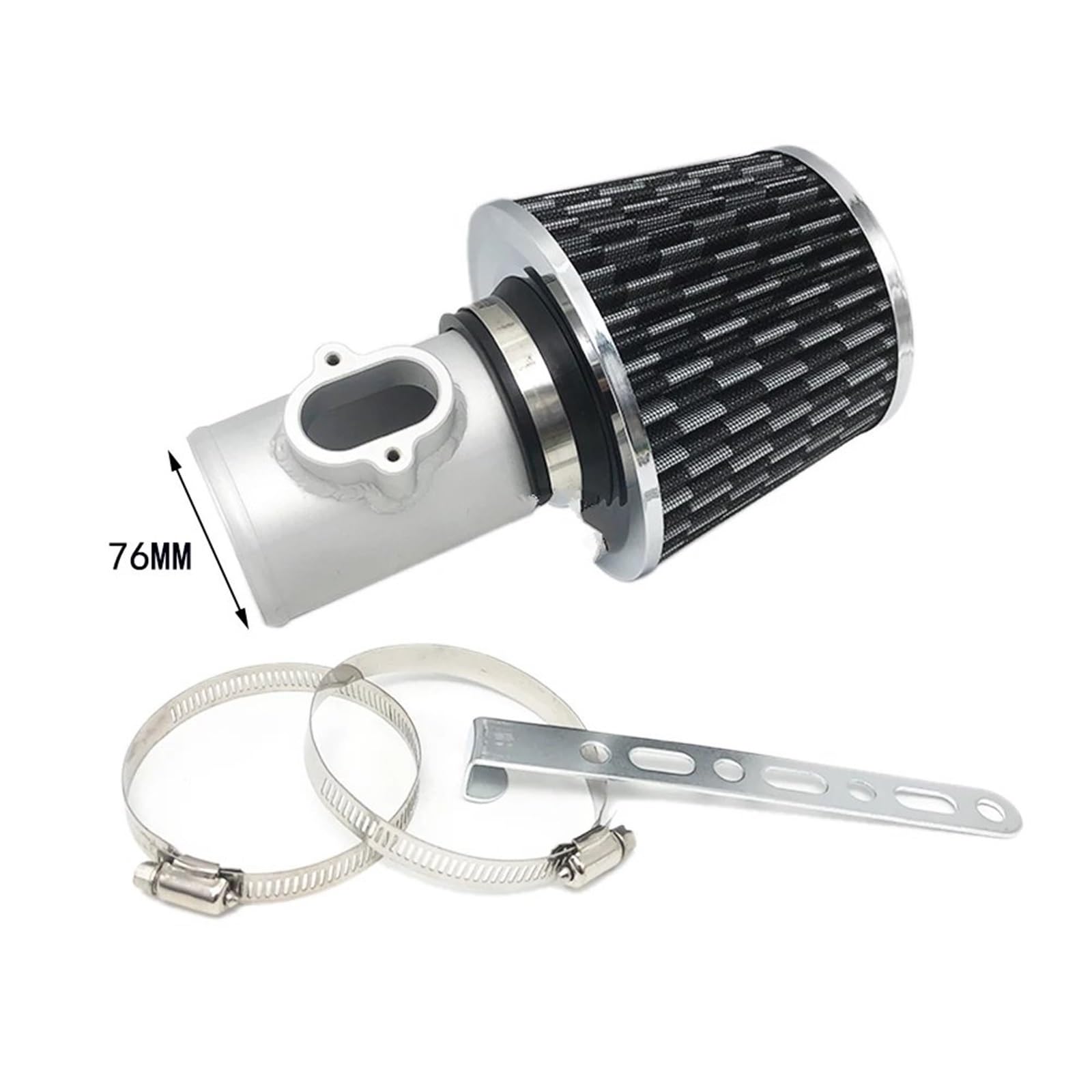 Auto-Luftansaugrohr Für Chevrolet Für Aveo Für Cruze Für Orlando Auto Cold Air Intake System Kit Aluminium Ansaugrohr Mit Filter Auto-Luftansaugschlauch(76MM) von AVNVNCNO