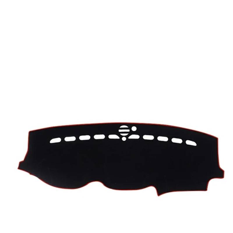 Car Dashboard Cover Pad Für Jeep Für Grand Für Cherokee Für WK2 2011-2014 2015 2016 2017 2018 2019 2020 Auto-Armaturenbrett-Abdeckungsmatten Sonnenschutzpad(A Red Side) von AVNVNCNO