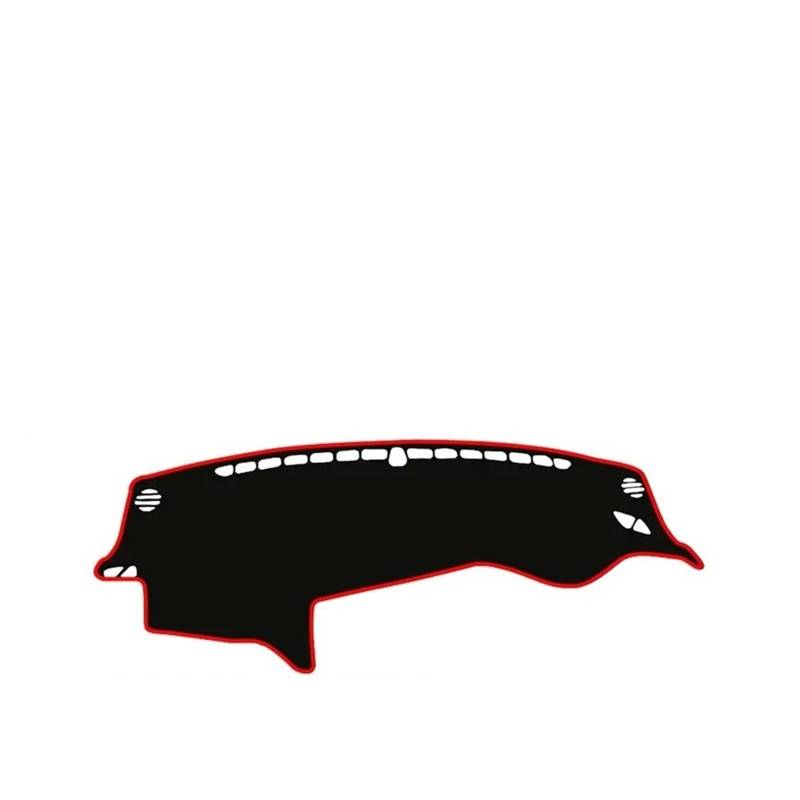 Car Dashboard Cover Pad Für Kia Für Optima Für K5 2011 2012 2013 2014 2015 Auto-Armaturenbrett-Abdeckungsmatte Sonnenschutzpolster rutschfeste Hülle(A Red Side RHD) von AVNVNCNO