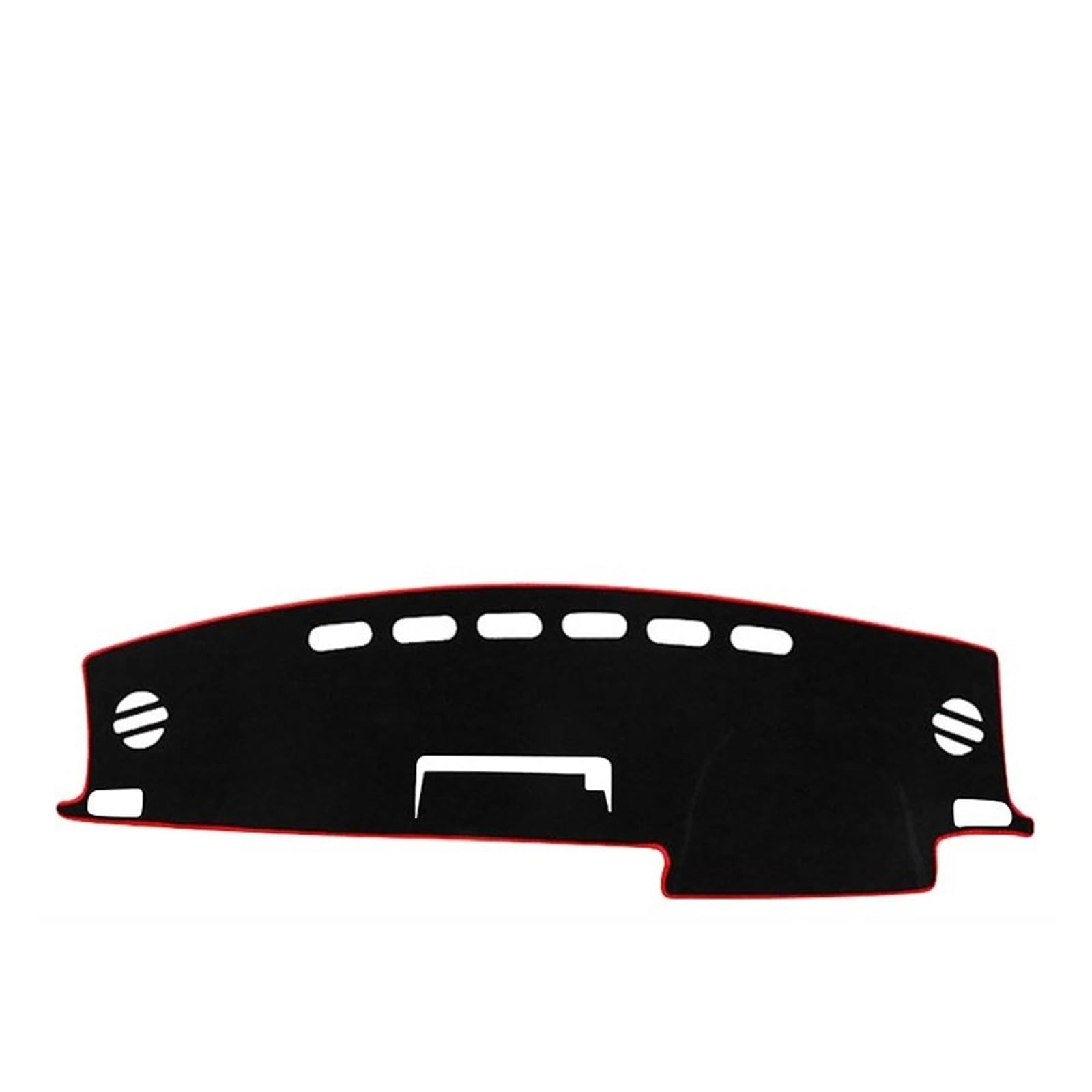 Car Dashboard Cover Pad Für Toyota Für RAV4 Für XA40 2013 2014 2015 2016 2017 2018 Für RAV 4 Auto Armaturenbrett Abdeckung rutschfeste Matte Teppich(A Red Side RHD) von AVNVNCNO