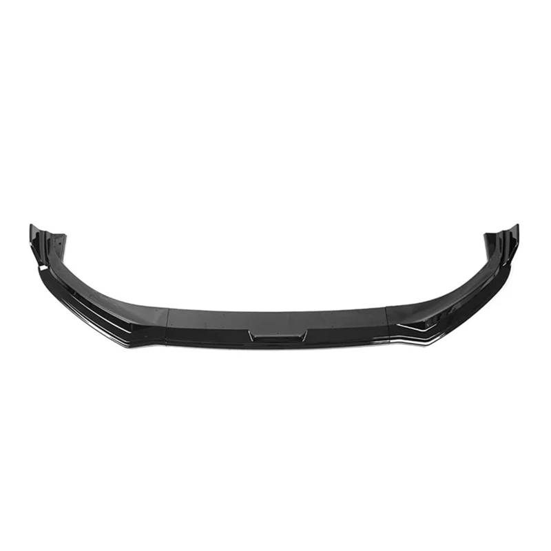 Frontspoiler 3 STÜCKE Für Ford Für Elektro Für Mustang Für Mach-E 2021 2022 2023 2024 Auto Vorderen Stoßfänger Lip Spoiler Splitter Diffusor Body Kit Frontstoßstange Spoiler(Glossy Black) von AVNVNCNO