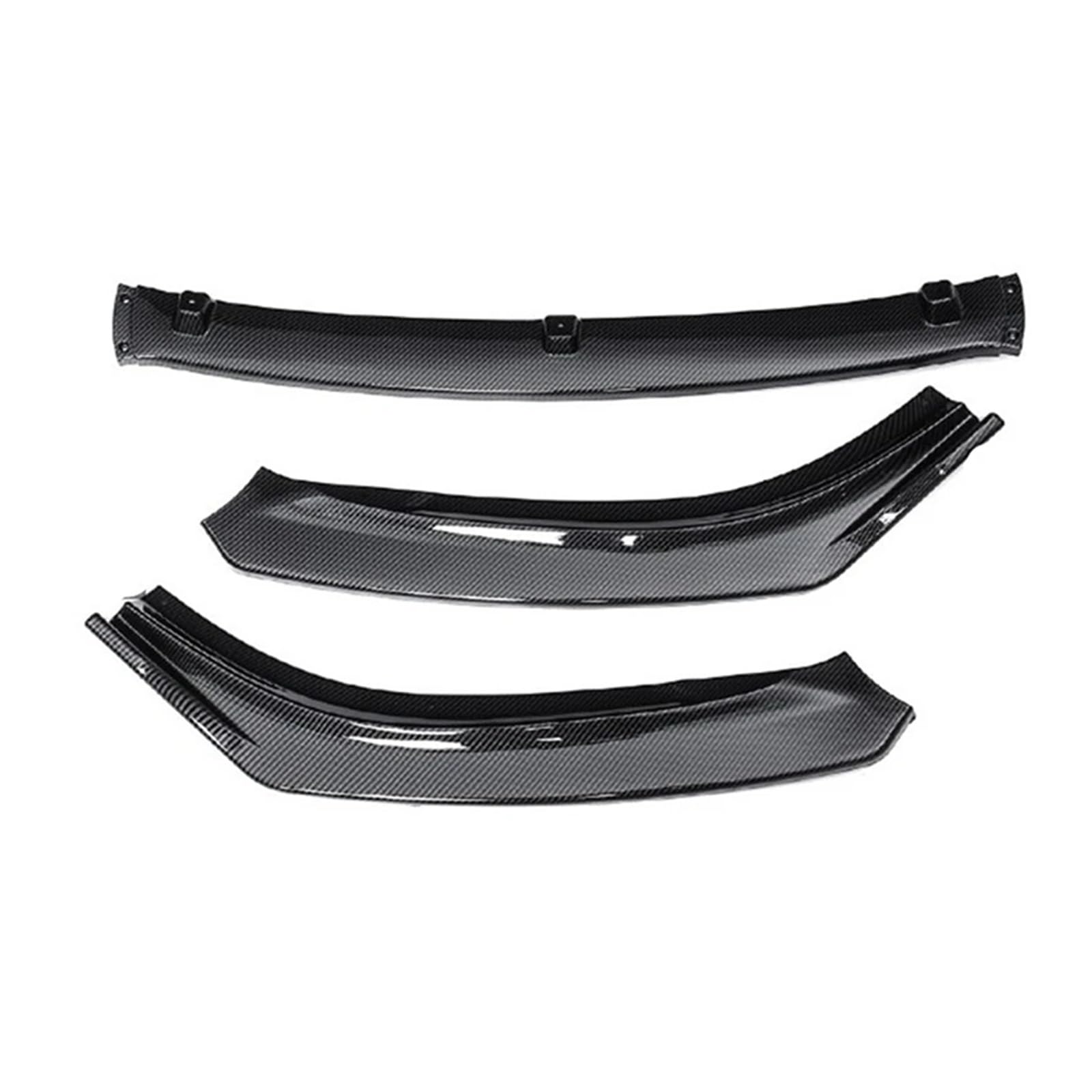 Frontspoiler 3 Stücke Für Mazda 6 Für Atenza 2014 2015 2016 2017 2018 Auto Vorderen Stoßfänger Spoiler Splitter Lip Abdeckung Trim Frontstoßstange Spoiler(Kohlefaser) von AVNVNCNO