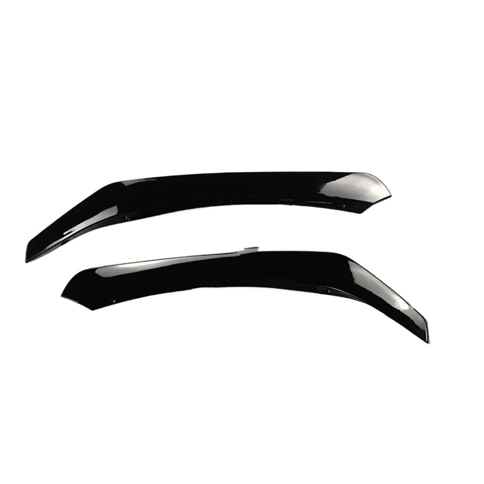 Frontspoiler 4 Stücke Für Benz Für CLA Für C117 Für X117 Für CLA200 Für AMG 2015-2018 Für Tuning Auto Front Stoßstange Seite Spoiler Splitter Air Blade Frontstoßstange Spoiler(Front Gloss Black) von AVNVNCNO