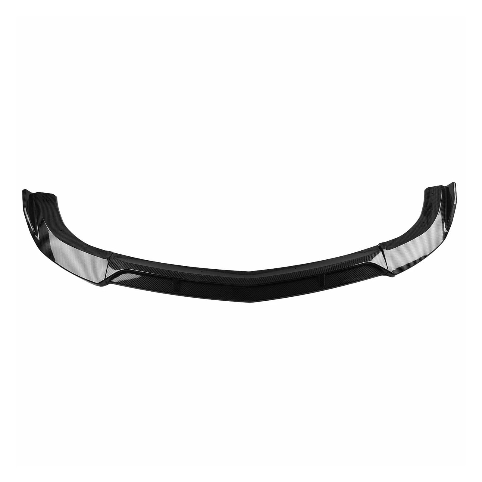 Frontspoiler Für Benz Für W204 C Für Klasse Für C180 Für C200 Für C250 2008-2014 Auto Frontstoßstange Spoiler Splitter Lip Untere Schutzplatte Frontstoßstange Spoiler(Kohlefaser-Optik) von AVNVNCNO