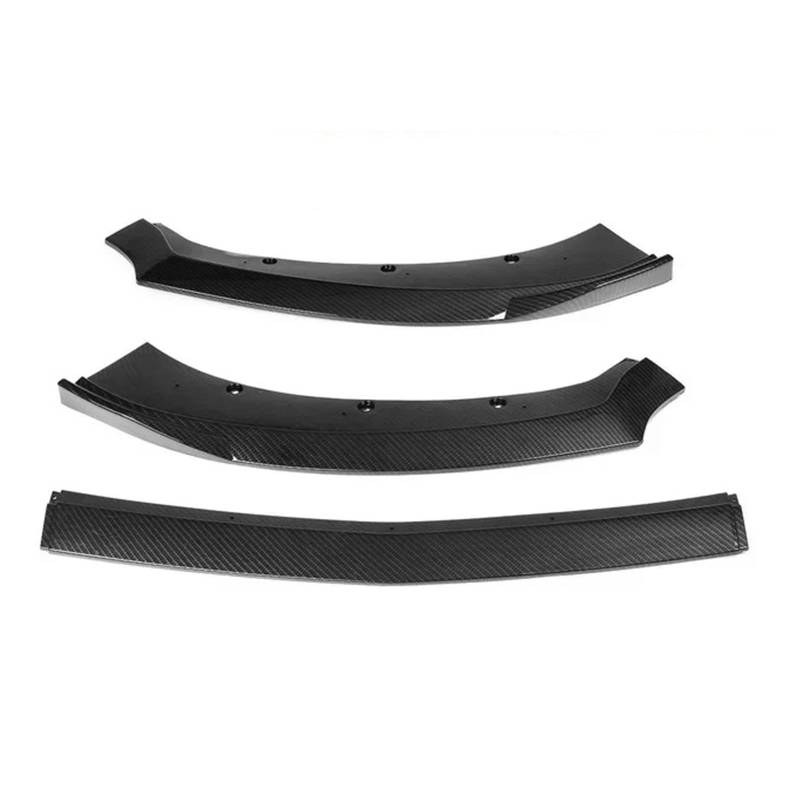 Frontspoiler Für Ford Für Mustang 2015 2016 2017 Auto Vorderen Stoßfänger Lip Spoiler Seite Splitter Protector Deflektor Körper Kit Wachen Frontstoßstange Spoiler(Kohlefaser-Optik) von AVNVNCNO