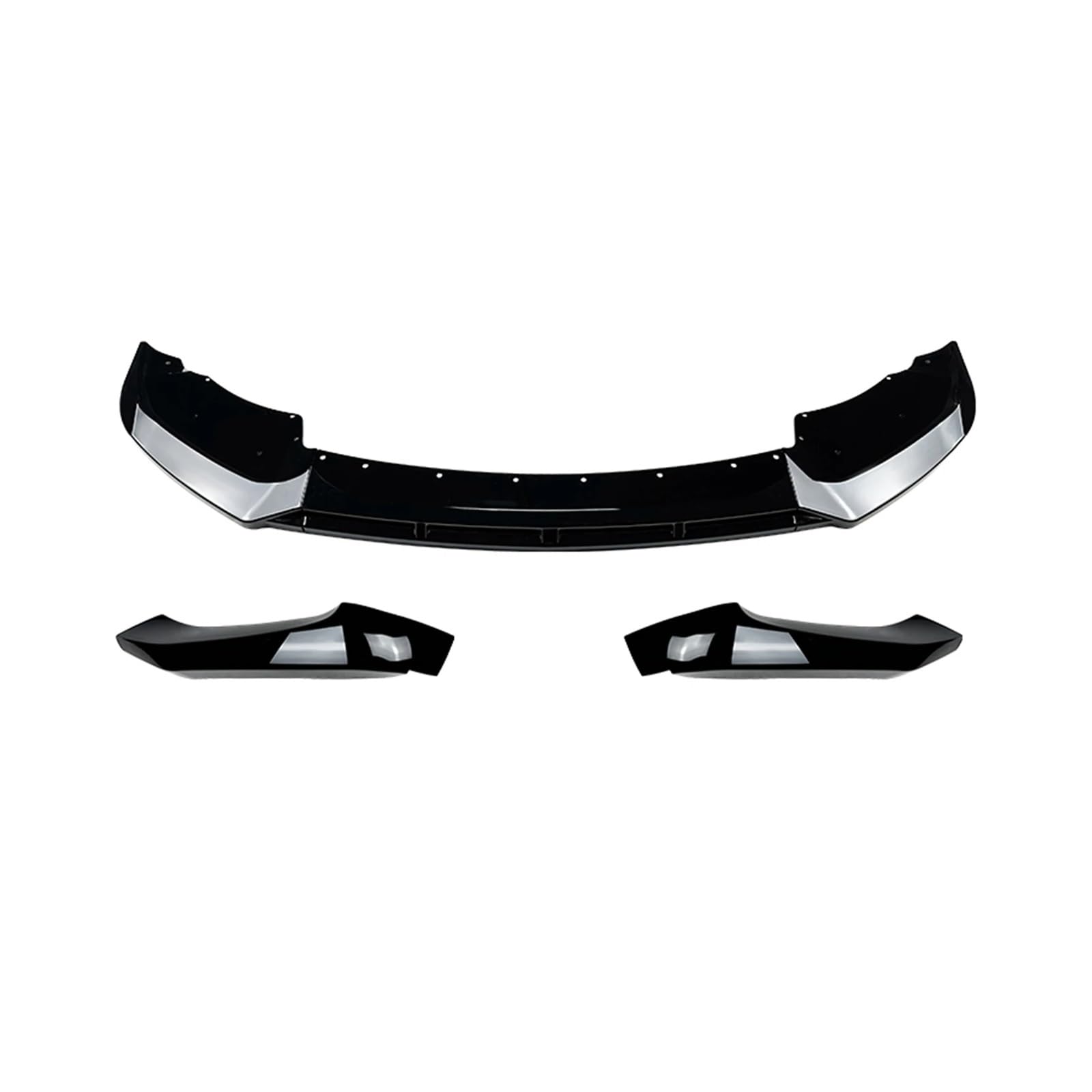 Frontspoiler Für X3 Für F25 Für X4 Für F26 Für LCI Für Sport 2014-2017 Auto Frontspoilerlippe Splitter Blade Mit Seitenecke Frontstoßstange Spoiler(Gloss Black) von AVNVNCNO