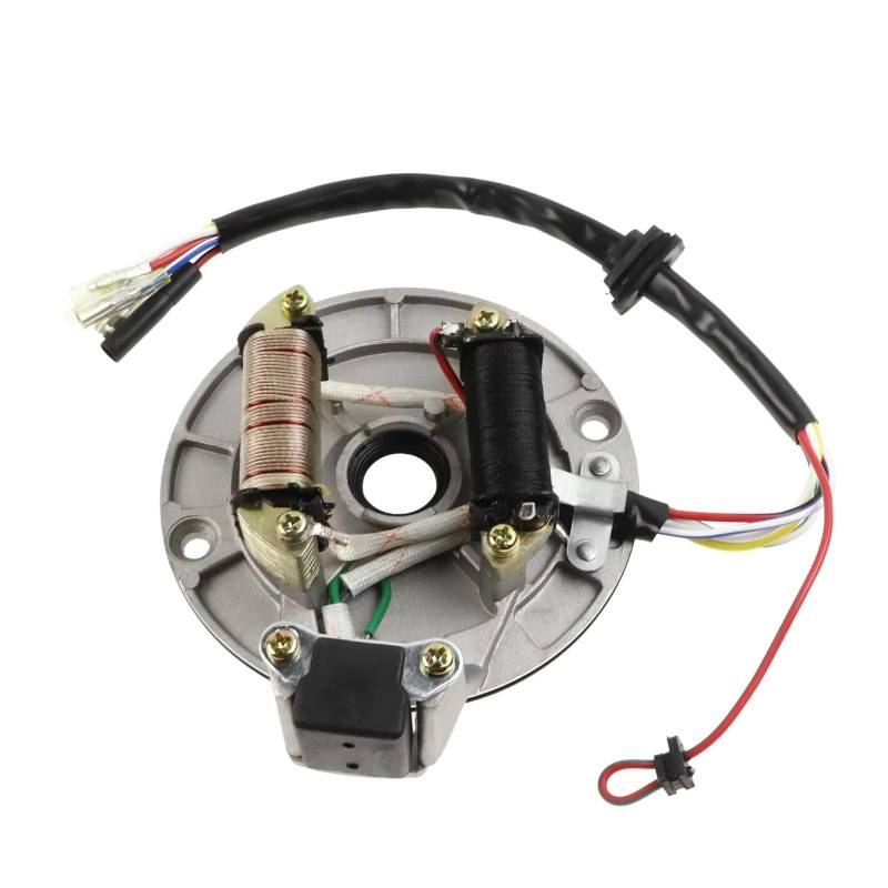 Motorrad Zündspule 2 Spule Zündung Magneto Stator Platte Für 50cc 70cc 90cc 110cc 125cc Für Kazuma XR50 SSR 107 110 125 Cc Für Baja ATV Quad Dirt Bike Motor Zündspule von AVNVNCNO