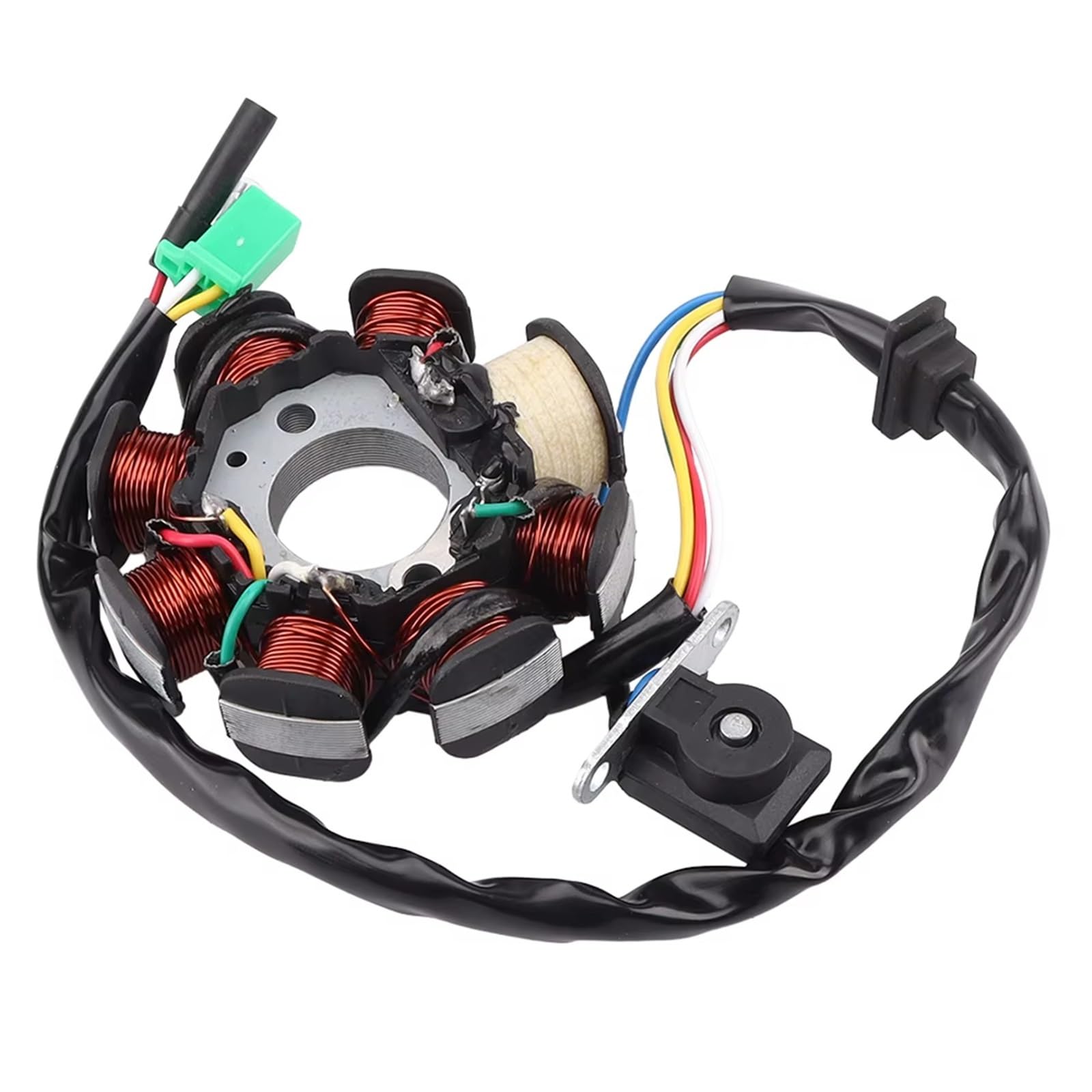 Motorrad Zündspule 8 Spulen Motorrad Stator Zündspule Magneto Für GY6 49cc 50cc 110cc 125cc 150cc 139QMB 147QMD 152QMI 157QMJ Roller Moped Motor Zündspule von AVNVNCNO