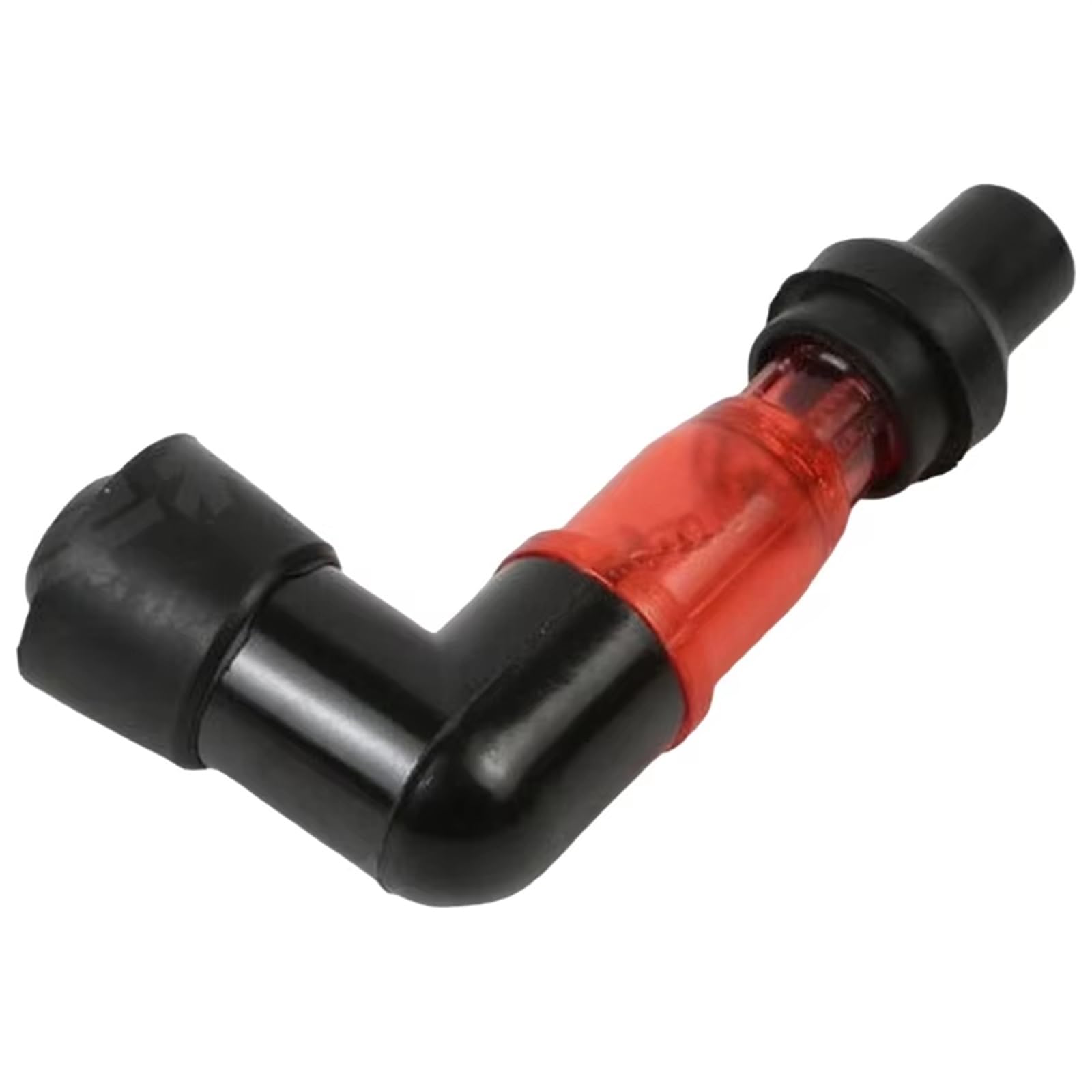 Motorrad Zündspule Motorrad-Blitz-Zündkerzenstecker Universal-Zündkerzenstecker Für Motorräder Ellenbogen-Blink-Zündkerzenstecker Für Motorräder Motor Zündspule(Rot) von AVNVNCNO