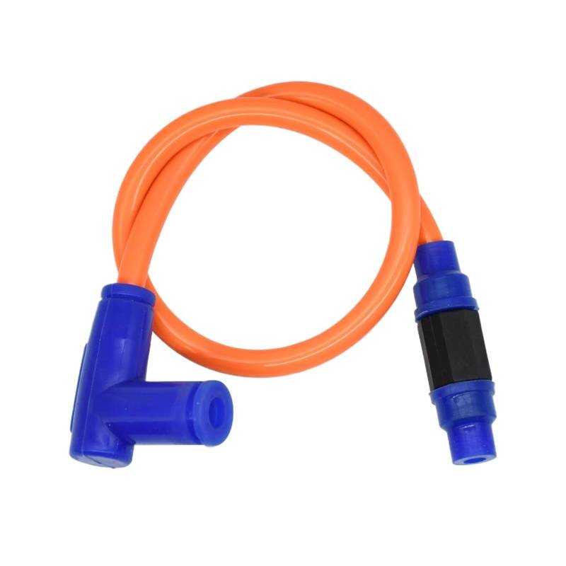 Motorrad Zündspule Universal Für Suzuki ATV Motorrad Zündkerze Iridium Power Kabel Drähte Kappe Abdeckung Zündung Kabel Motor Zündspule(Orange) von AVNVNCNO