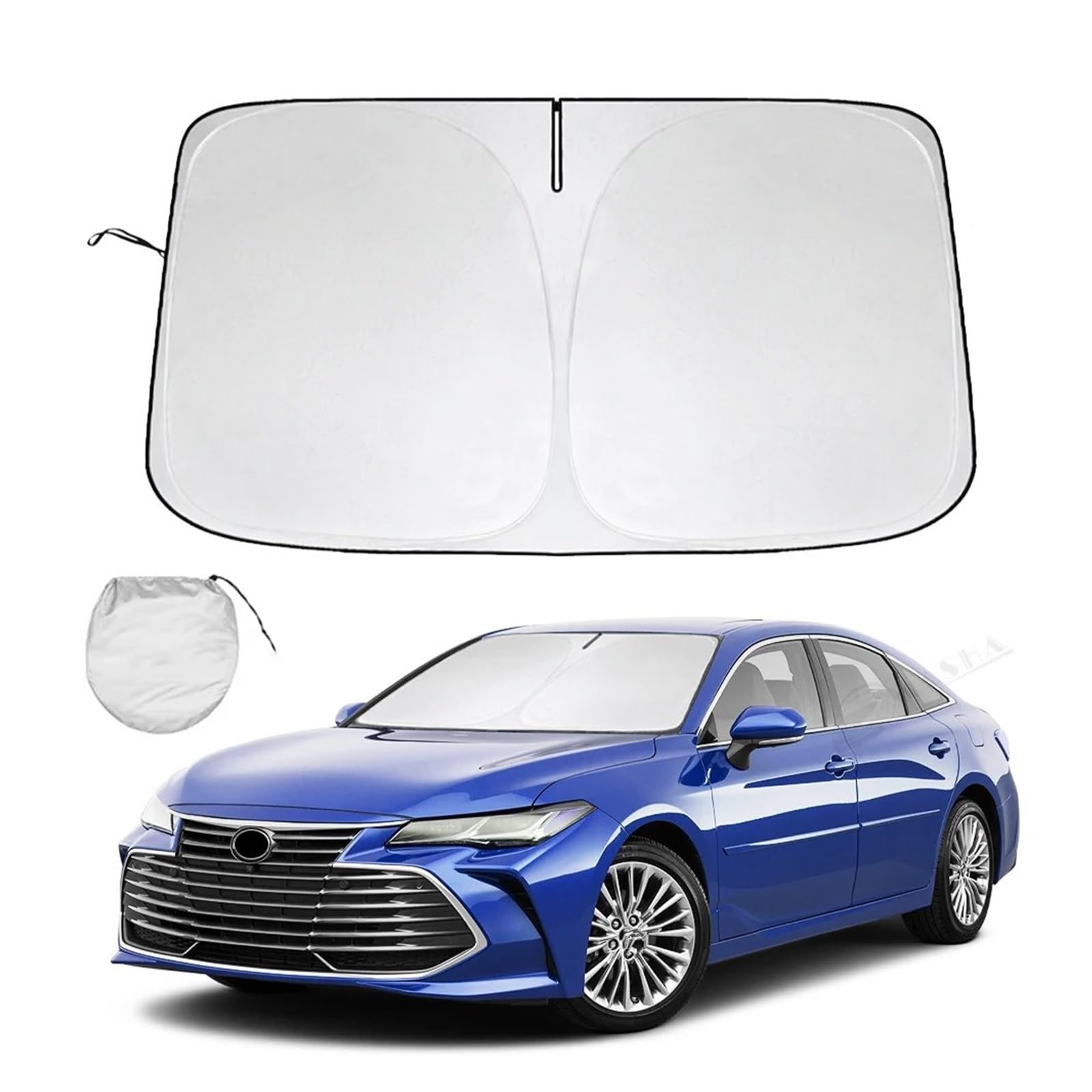 Sonnenblende Auto Auto Windschutzscheibe Sonnenschutz Für Toyota Für Avalon 2012 2013 2014 2015 2016 2017 2018-2019 2020 2021 2022 Reflektor Sonnenschirm Auto Fenster Verdunkelung von AVNVNCNO