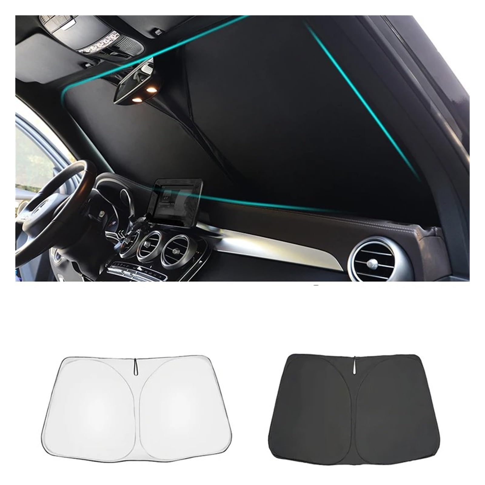 Sonnenblende Auto Für Mazda CX-50 VA CX50 2022 2023 2024 Auto Sonnenschutz Schild Frontscheibe Blind Vorhang Hinten Seite Baby Fenster Sonnenschutz Visier Auto Fenster Verdunkelung(Front Windshield) von AVNVNCNO