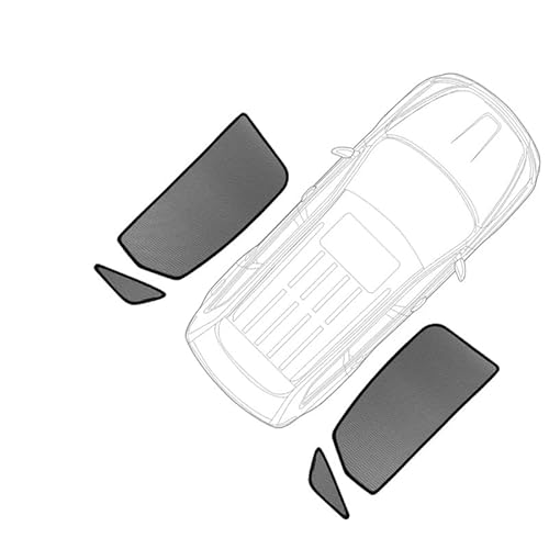 Sonnenblende Auto Für Volvo Für V60 2ND 2019 2020 2021 2022-2023 2024 Auto Sonnenschirm Magnetische Frontscheibe Rahmen Vorhang Hinten Seite Fenster Sonne Auto Fenster Verdunkelung(Rear Triangular) von AVNVNCNO