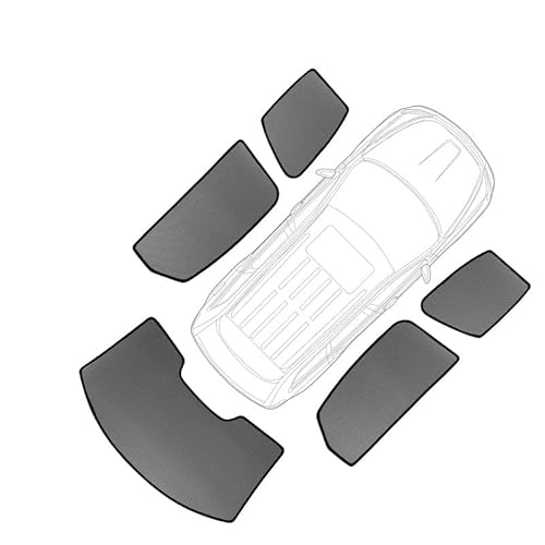 Sonnenblende Auto Für Volvo V40 2013 2014 2015 2016 2017 2018-2019 Magnetischer Auto-Sonnenschutz Für Die Windschutzscheibe, Vorhang, Fenster, Sonnenschutz Auto Fenster Verdunkelung(5piece) von AVNVNCNO