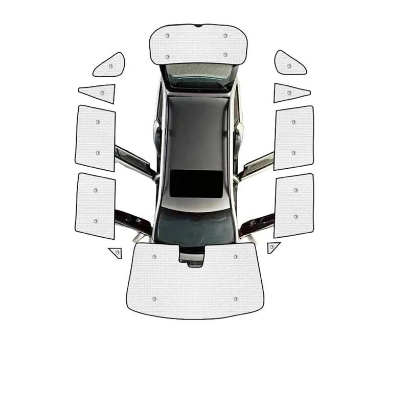 Sonnenblende Auto Vollständige Autoabdeckung Sonnenschirme Für Toyota Für RAV4 2019 2020 2021 2022 2023~2024 XA50 Auto Sonnenschutzfenster Sonnenschutzabdeckung Auto Fenster Verdunkelung(All Sunshad von AVNVNCNO