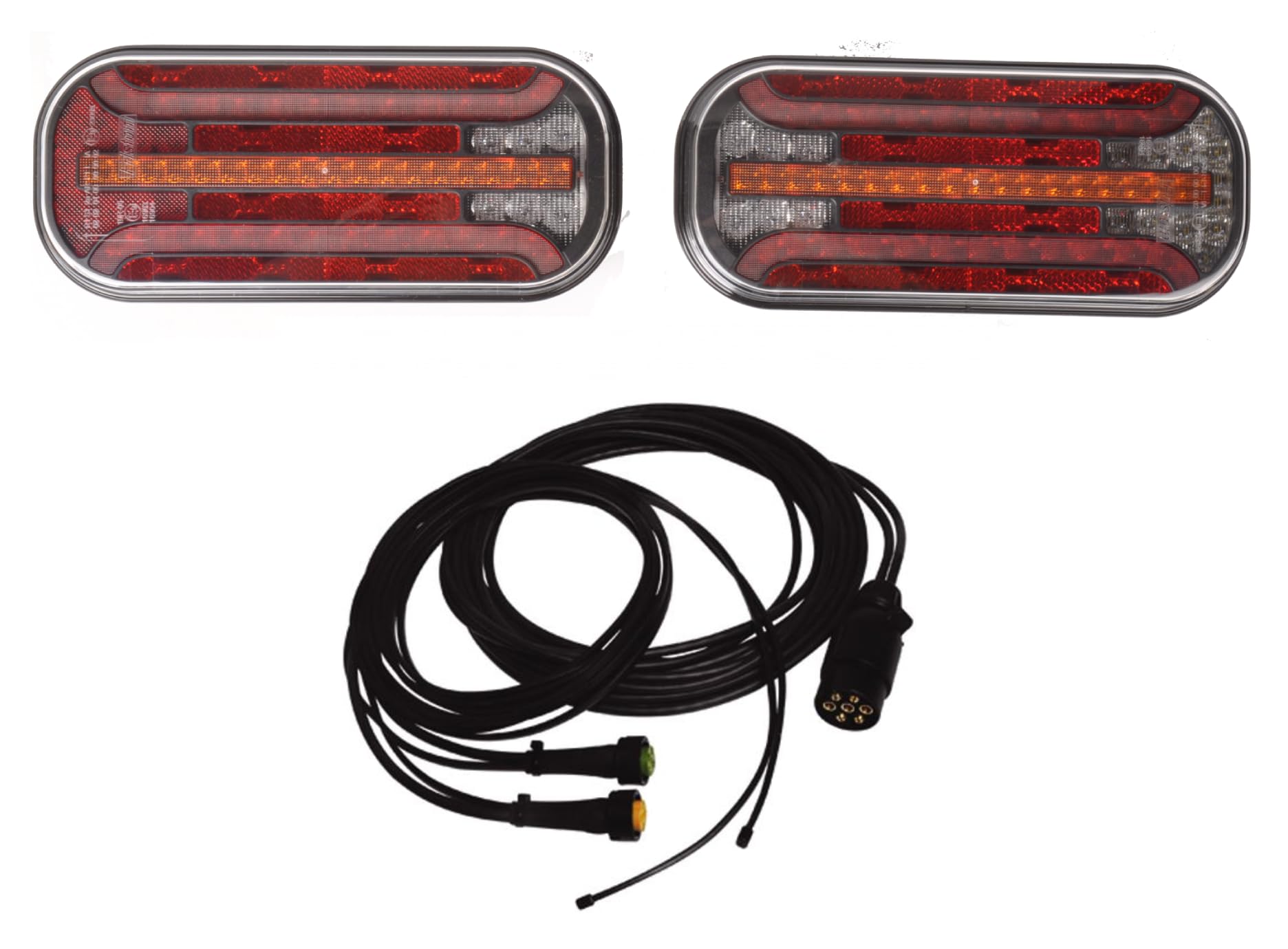 AWD Fristom FT-230 - LED Rückleuchten Set - 7 Meter HauptKabel inklusive 4 Meter von AWD