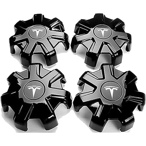 4-Stück Nabendeckel, Für Tesla Model 3 Auto-Nabenkappe Nabenmittelkappen, Dekoratives Zubehör für den Außenbereich des Autos von AWEDRSFD