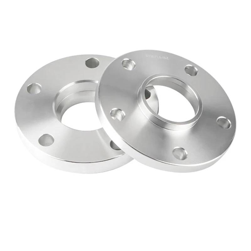 2 STÜCKE Radadapter Abstandhalter Für Benz Spurverbreiterungen 5x112 CB 66,6mm Felgenverbreiterung Aus Geschmiedetem Aluminium Auto-Rad-Distanzscheiben(15mm Silver) von AWGNTQQ