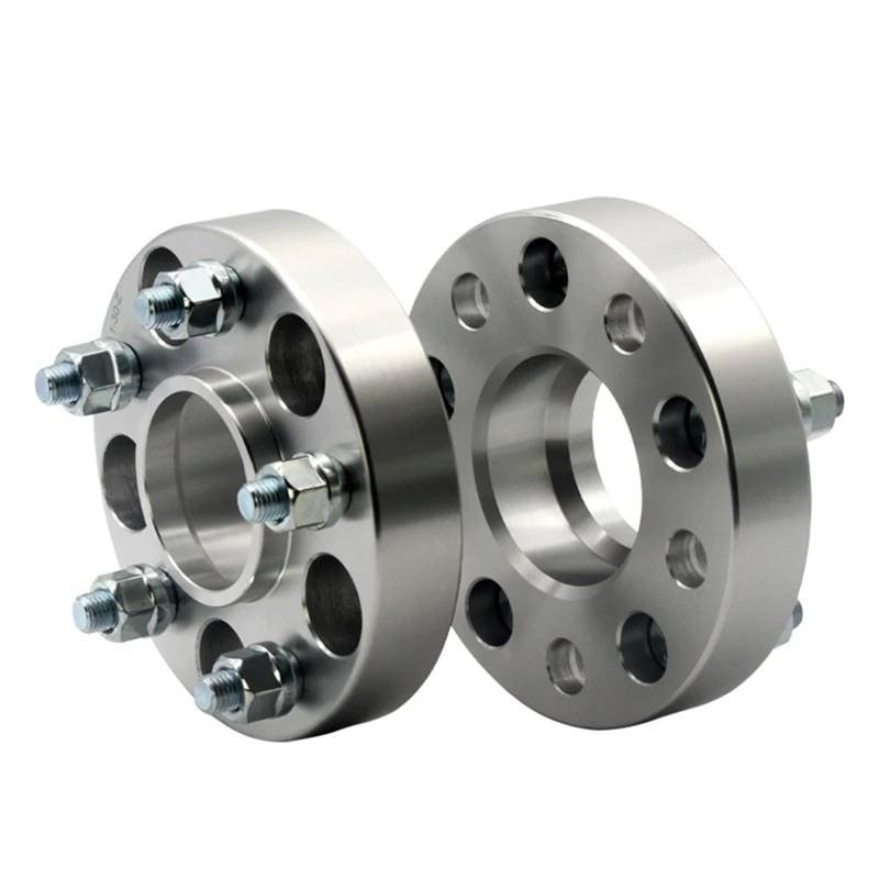 2 Stück 15/20/25/30/35/40/45/50mm PCD 5X 114,3 CB 71,6mm Rad Spacer Adapter Anzug Für 5 Lugs Auto-Rad-Distanzscheiben(2PC Silver 40mm) von AWGNTQQ