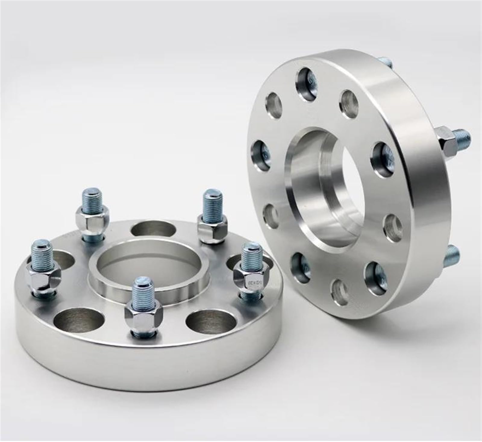 2 Stück 20/25/30/35/40mm PCD 5x115 CB 70,3mm Aluminium Rad Spacer Adapter 5 Lug Anzug Für Chevrolet Für Buick Für Cadillac M12xP 1,5 Auto-Rad-Distanzscheiben(2PCS 35mm Silver) von AWGNTQQ