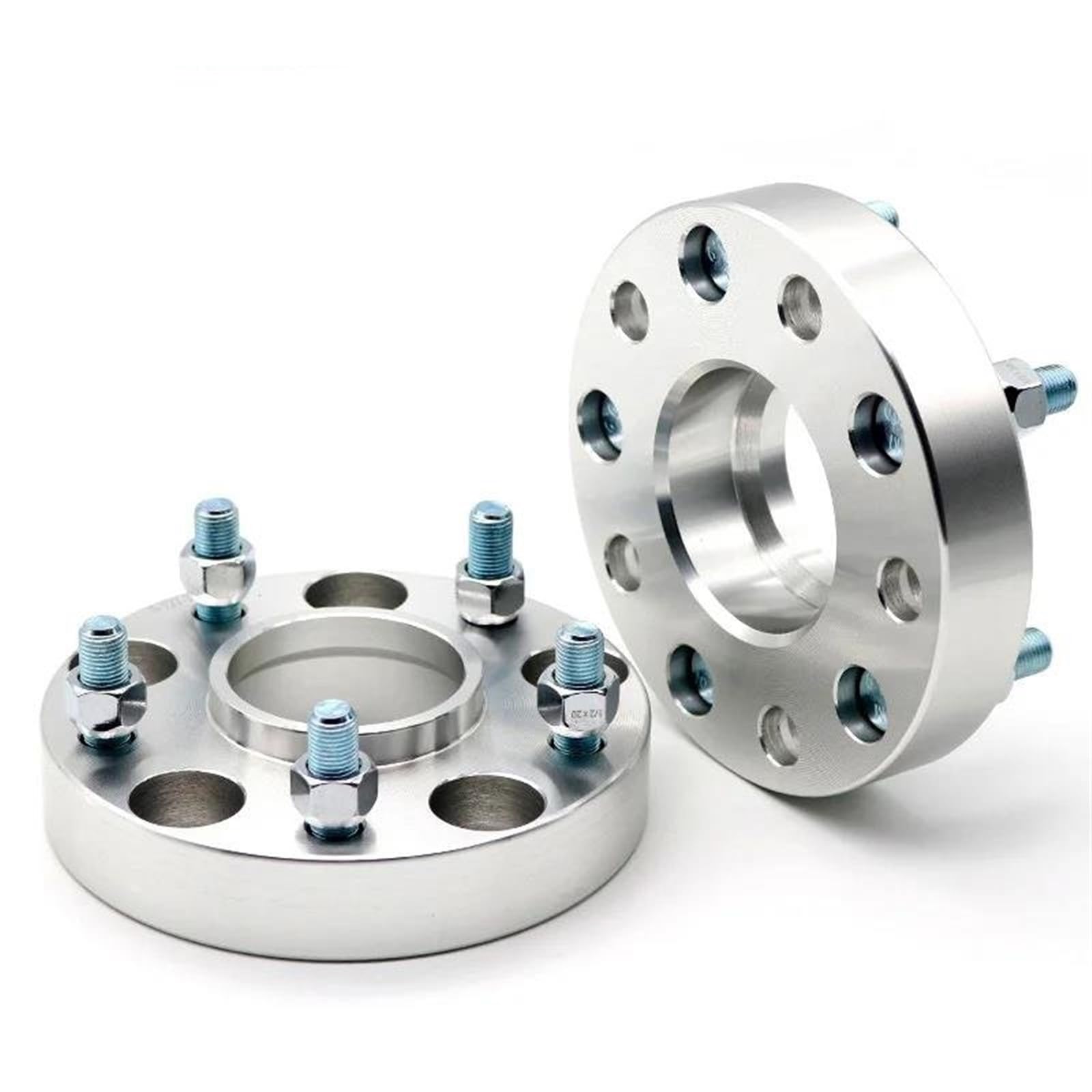 2 Stück 5x10 0 56,1mm Spurverbreiterung Adapter 5 Lug Für Toyota 86 Für Subaru BRZ Lmpreza/XV/G4/Anesis Für Forester Für Outback 15/20/25/30/50mm Auto-Rad-Distanzscheiben(20mm Silver Spacers) von AWGNTQQ