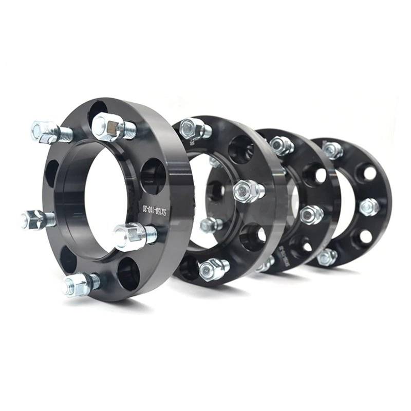 4 STÜCKE 5x150 Spurverbreiterung Adapter Geschmiedetes Aluminium 30mm 110CB Hub Centric 14 * 1,5 Studs Für Tundra 2007 + + Für Land Für Cruiser Auto-Rad-Distanzscheiben von AWGNTQQ