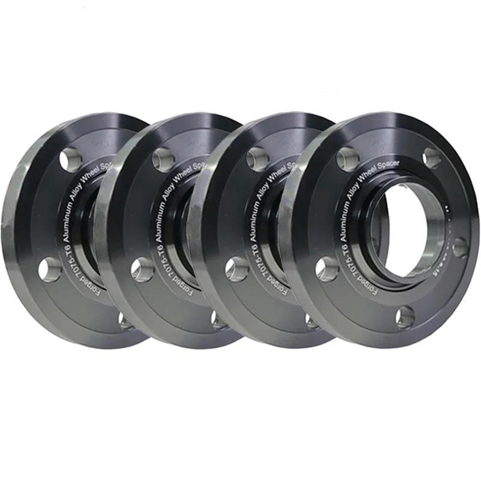 4 Stücke 5x11 2 66,6 Hub Centric Schwarz T6-7075 Spurverbreiterung Mit Erweiterten Radschrauben Für Benz 15/20mm Auto-Rad-Distanzscheiben(4PCS 7075 15mm) von AWGNTQQ