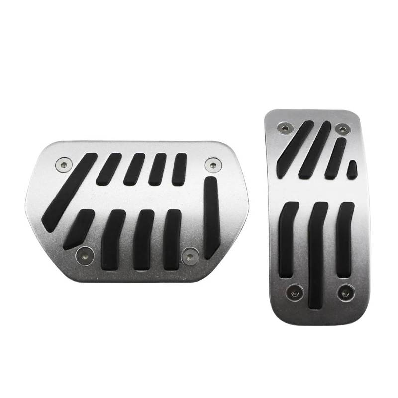 Auto Pedale Auto Pedale Gas Brems Rest Pedal Pad Abdeckung Für Citroen Für C3 Für C4 Für DS 3 4 6 Für DS3 Für DS4 Für DS6 Zubehör Bremse Pedalkappen(2Pcs at) von AWGNTQQ