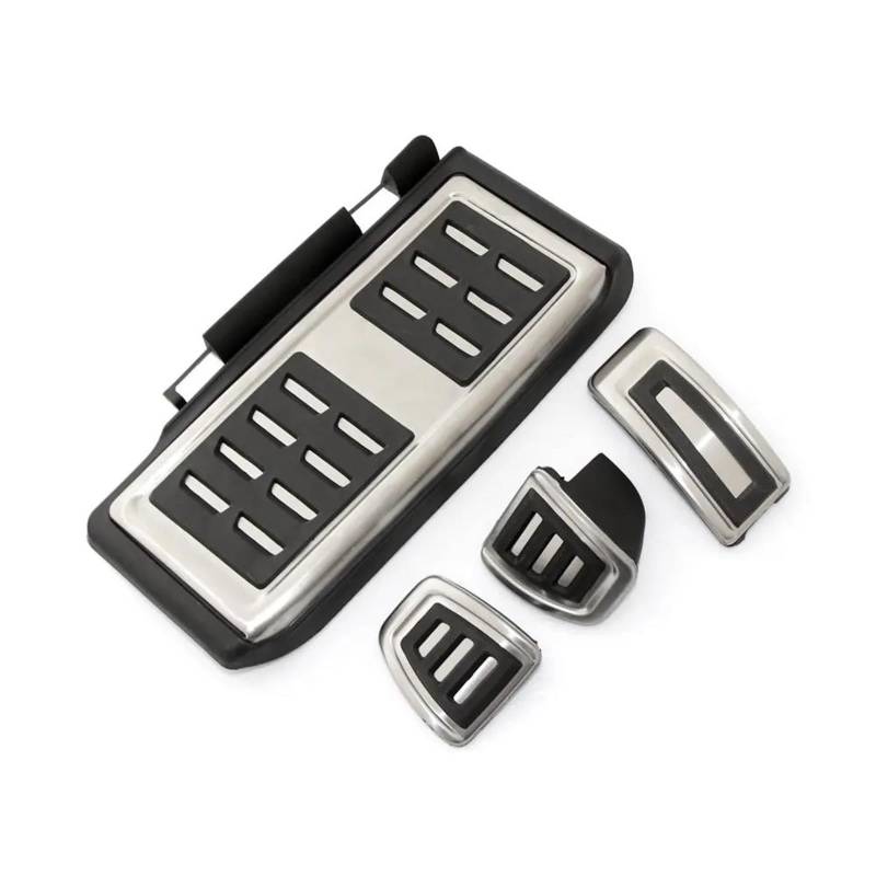 Auto Pedale Auto Zubehör Für VW Für Golf 7 Für GTI Für MK7 Auto Rest Pedal Fuß Kraftstoff Bremse Kupplung Automatische Pedale Platte Abdeckung Bremse Pedalkappen(MT 4pcs) von AWGNTQQ