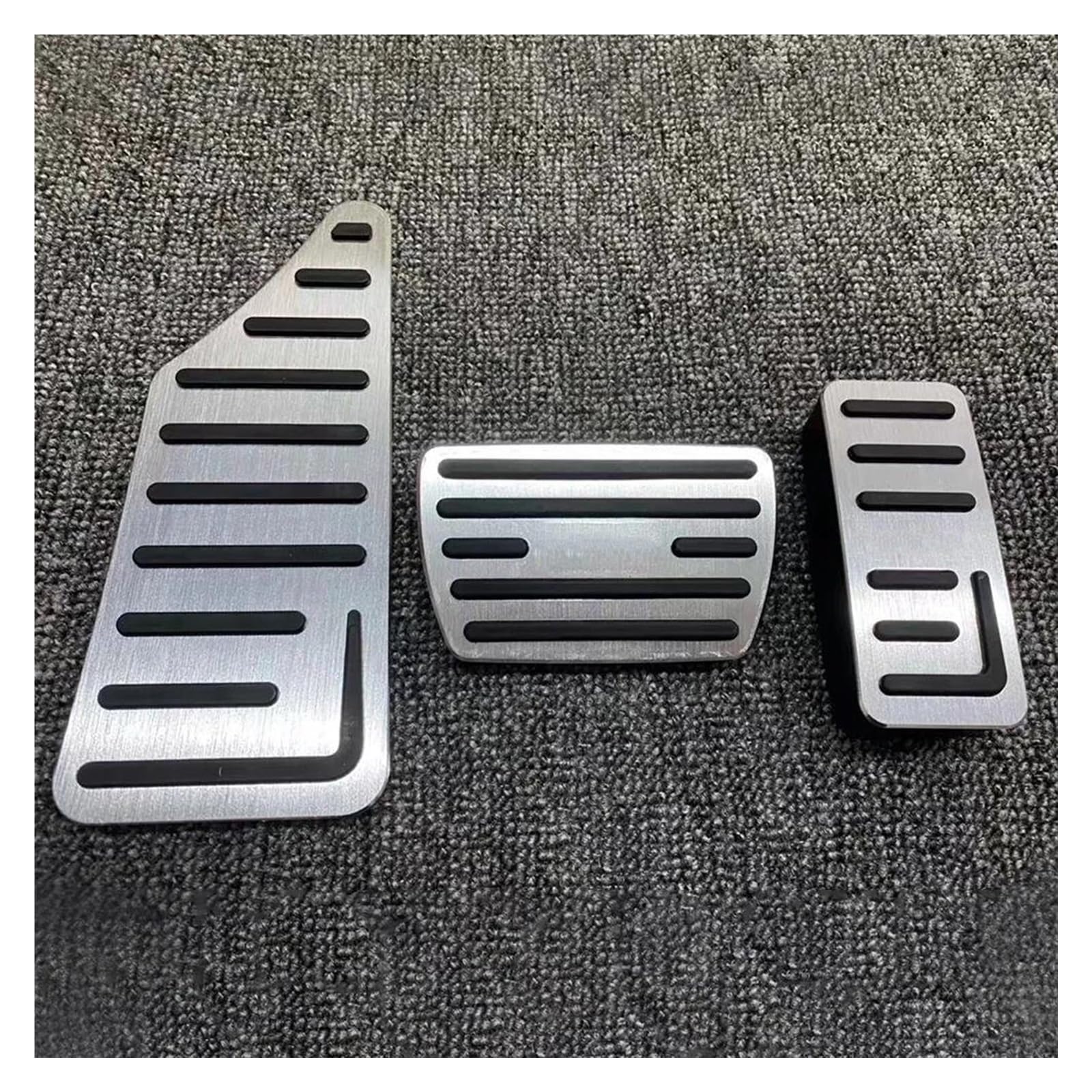 Auto Pedale Für HR-V Für HRV Für HR V 2021 2022 2023 Aluminiumlegierung Auto Fußstütze Pedal Gaspedal Bremspedalabdeckung rutschfeste Pads Zubehör Bremse Pedalkappen(3PCS Silver) von AWGNTQQ