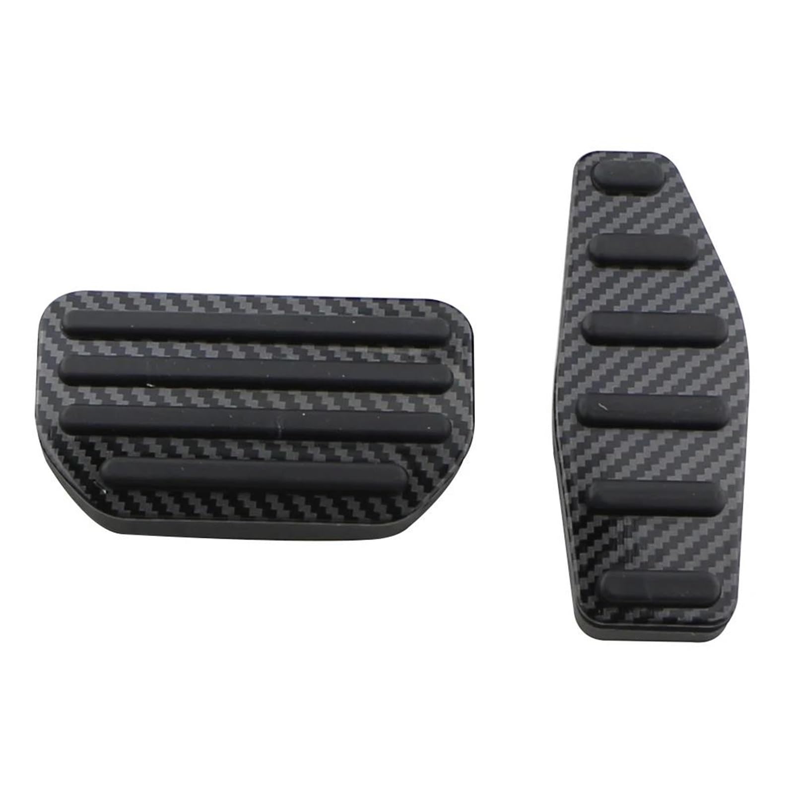 Auto Pedale Für Suzuki Für Jimny Für JB74 Für JB64 2019 2020 2021 2022 Carbon Faser Auto Accelerator Kraftstoff Bremse Kupplung Fuß Rest Pedale Abdeckung Pad Bremse Pedalkappen(at 2PCS) von AWGNTQQ