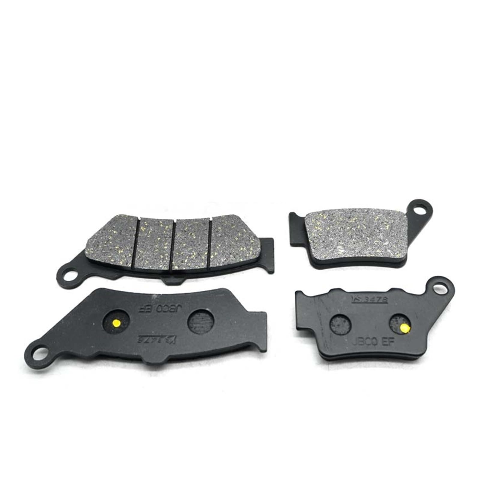 Bremsklötze Motorrad Für F650 Für Scarver Für 650 Für ABS 2000-2006 Motorrad Vorne Hinten Bremsscheibe Pads Kits Set Bremsklötze(Whole Set) von AWGNTQQ