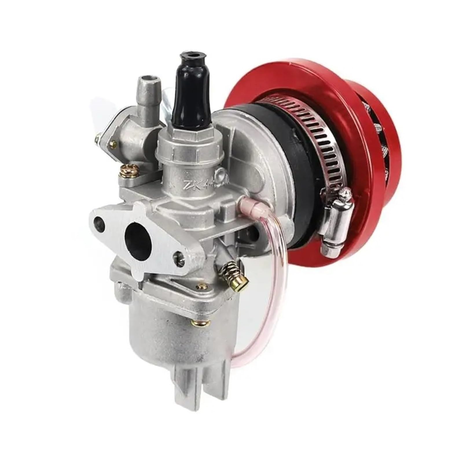 Carburetor Für 47cc 49cc Für Mini Quad ATV Dirt Pocket Bike Motorrad Langlebiger Motor Carb Vergaser Mit Luftfilter 2 Takt Motorrad Vergaser(Red) von AWGNTQQ